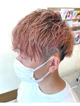 ヘアーメイク サンクエスト みずほ台店(HAIR MAKE sunquest) メンズハイトーン