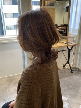 アンス 大阪梅田(ANs.) 20代 30代 40代 髪質改善 アッシュオリーブ ミルクチョコレート