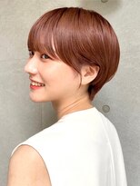 ガーデン タチカワ(garden tachikawa)&nbsp;暖色系カラー×束感ショート×小顔立体カット