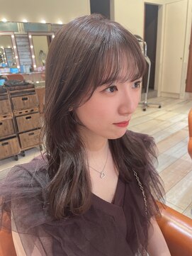 ネオリーブ クタ 町田店(Neolive kuta) お顔周りのフェイスレイヤー×グレージュ【町田/町田駅】