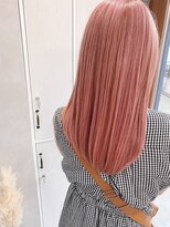 イルウィ(irwi)&nbsp;【ブリーチ】デザインカラー　ピンクベージュカラー