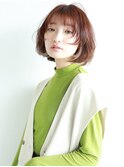 【AINM with tetote】レイヤーボブ ワンカール シアーカラー