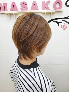 コアフィールドマサコ 小松島店(COIFFURE de MASAKO) ショートウルフ