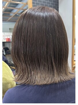 クラップス 京急富岡(CLAPS) ミルクティーベージュダブルカラーインナーカラーケアブリーチ