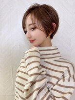 ロンド ストラーダ 心斎橋(Lond strada)&nbsp;ショート×ハイライト白髪ぼかし×シアーカラー[心斎橋]