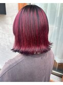 BRANCO - end color × cherry red