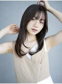 ストレート毛先ワンカール_F0163