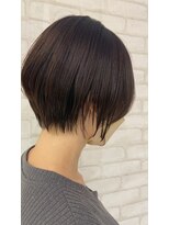 ビス ヘア アンド ビューティー 西新井店(Vis Hair＆Beauty)&nbsp;20代30代大人可愛い小顔ボブ前下がりショートアッシュブラウン