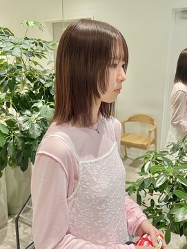 ゴウトゥデイシェアサロン 町田店(GO TODAY SHAiRE SALON) こっくりパープルブラウンカラー♪