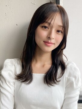 エトラ 渋谷店(etora) 小顔 フェミニンロング メルティーカラー 似合わせカット"