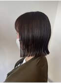 切りっぱなしボブ