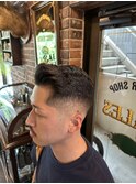 サイドパートアイロンパーマ