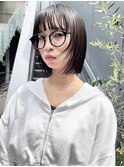 NUDEタッセルボブ切りっぱなしボブ レイヤーボブ結べるボブ