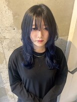 アイリー 名古屋(A/LEE)&nbsp;ウルフカット/レイヤーカット/インナーカラー/ブルージュ