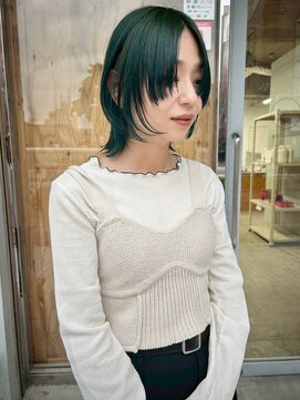 イン(in.) ウルフ/個性カラー/モスグリーン