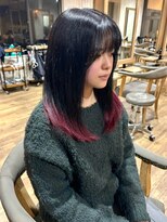 ヘブンリー(heavenly) ピンクエンドカラーワインレッドグラデーションボルドーレッド