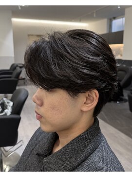 ビカムメンズヘアー 栄店(become men's hair) ニュアンスフェザー/毛流れ