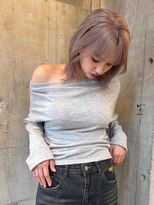 ダコタリッカ(dakota Rikka)&nbsp;ブリーチ2回で叶う透明感ピンクベージュ/福岡ブリーチハイトーン