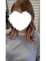 ヴァンクラウド 奈良店(VENT-CLOUD)&nbsp;６Dエクステ×いちごみるくピンクインナーカラー♪10代20代人気