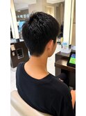 爽やか清潔感ナチュラルショートヘアスタイル。