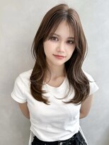 トゥルーズ 梅田茶屋町店(TLUUS) TLUUSダークパープルミルクブラウンナチュラルショート