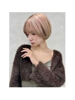 アッシュ 南町田グランベリーパーク店(Ash)&nbsp;レイヤーボブ×ベビーピンク