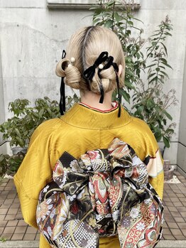 シロ(SILLO.)の写真/オールジャンルのヘアセットで1日の終わりまで可愛い♪早朝着付けも対応可能です◎