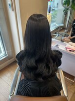 アクシス 栄店(`AXIS) 森崎ワンホンレイヤー/ミルクティーブロンド/ダークブルー/栄