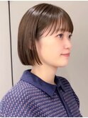 髪質改善トリートメントミルクティーベージュカラーくびれヘア