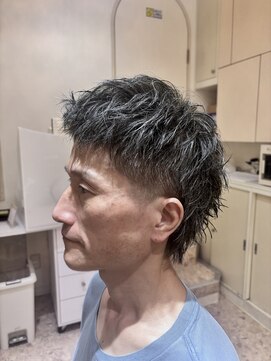 サロンアトリエケイ 恵比寿(サロンアトリエK) 刈り上げソフトマレットショートメンズショート30代40代50代