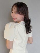 フィルムス ヨコハマ プラス(FILMS 横浜 +)&nbsp;デジタルパーマ/ミディアムレイヤー/韓国巻き風/顔周りカット