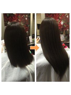 アンク クロス 吉祥寺店 ボブからシールエクステロング