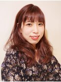 イルミナカラー　トワイライト　モテ髪　セミロング