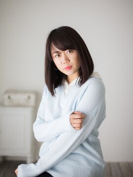 美容室 リズヘアー 稲毛店(Riz hair) タンバルモリ流しバング【稲毛】