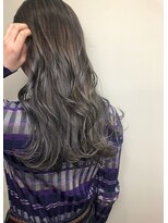 ヘアサロンエム 大宮東口(HAIR SALON M)&nbsp;デザインカラー/厚めバング/ローライト/スリークボブ