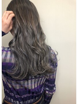 ヘアサロンエム 大宮東口(HAIR SALON M) デザインカラー/厚めバング/ローライト/スリークボブ
