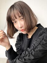 アイティー バイ アルバム 中野店(IT by ALBUM)&nbsp;ラフボブ_厚めバングローライトスリークボブ_37046