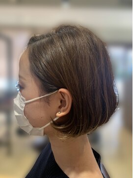アールプラス 湘南台(R+) まとまる小顔ボブ/ラフニュアンステラコッタ[湘南台/湘南台駅]