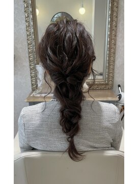 ラ ブランシュ 大宮(La Blanche) 大宮/ミニウルフ/テラコッタ/デジタルパーマ/くすみブルー/前髪