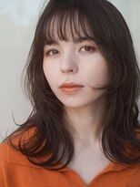 レジュアル(RESSUAL)&nbsp;カーキグレージュ　ボブ　大人かわいい　フェザーバング