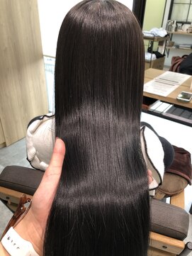 テラスヘア 新潟駅南(TERRACE hair) 【艶髪】ブルーブラック