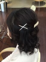 ヘアサロン ユニティ(Hair Salon Unity) アレンジハーフアップ