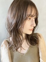 パーク(PARK)&nbsp;【PARK】ミディアムレイヤー×ラベンダーベージュ