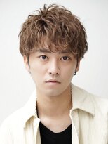 アルファ 新宿(alpha)&nbsp;サーフカール/ 刈り上げセンターパート/ブルーブラック[新宿駅]