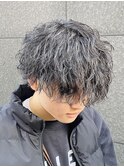 波巻きスパイラル／波巻きパーマ／メンズカット