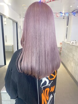 ゲーム 原宿店(GAME) ダブルカラーオレンジベージュカラーケアブリーチ韓国ハイトーン