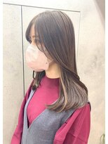 ヴェイン 渋谷(vain)&nbsp;大人かわいいショコラアッシュ インナーホワイトベージュ