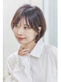 抜け感のあるエアリーボブ