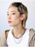 大人ベリーショートウルフ【グラデーションブロンド】