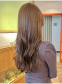 ★ゆるふわロング/ブリーチなしカラー/透明感カラー/